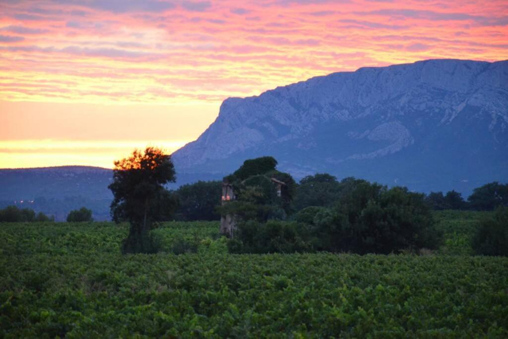 דירות Pourrieres Vue Sainte Victoire, Proche Aix-En-Provence מראה חיצוני תמונה
